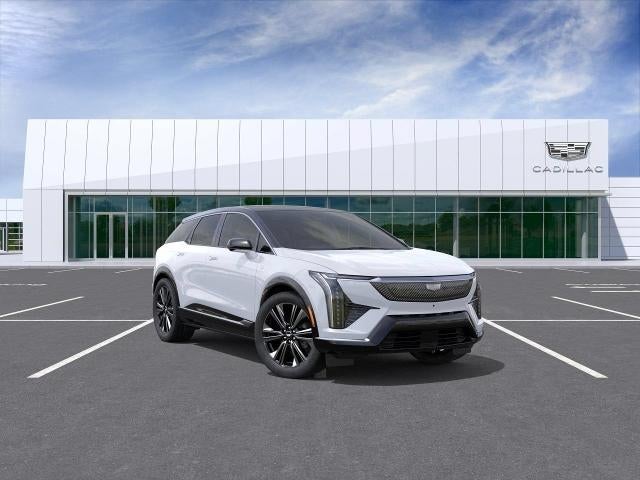 2026 Cadillac OPTIQ Premium Luxury in Vibrant White Tricoat — front three-quarter view